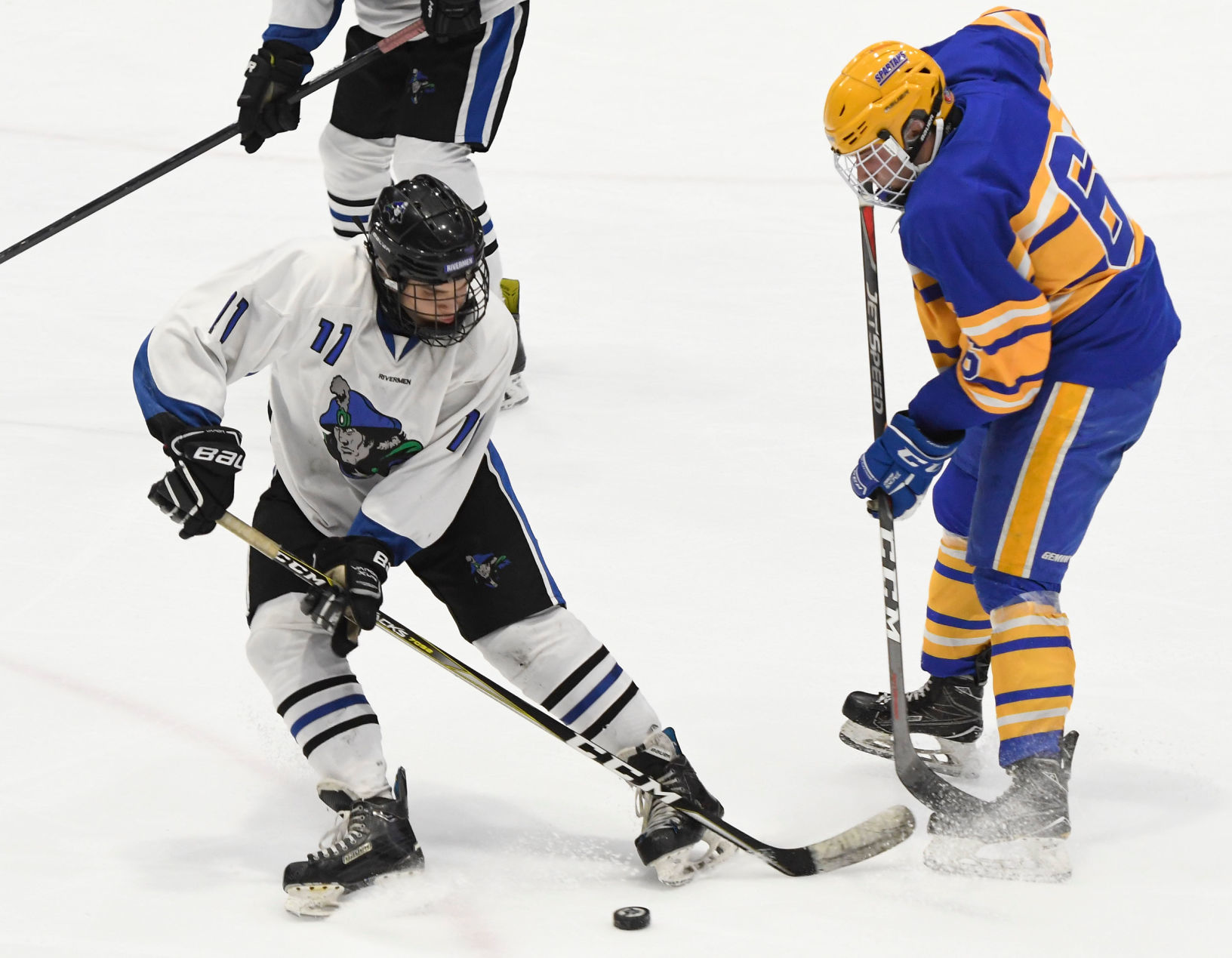 Local hockey battle